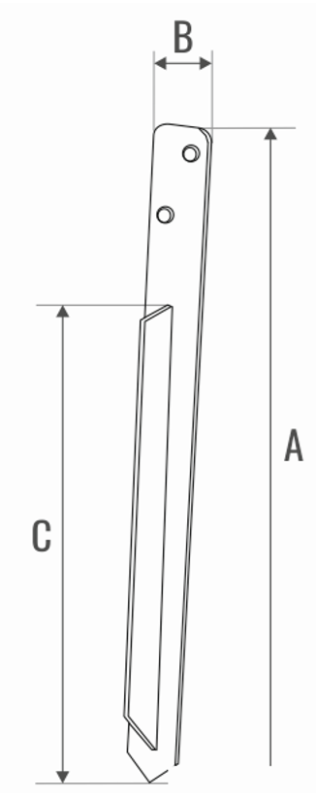 PODSTAWA SŁUPA WBIJANA DO MOCOWANIA HUŚTAWEK 450 mm