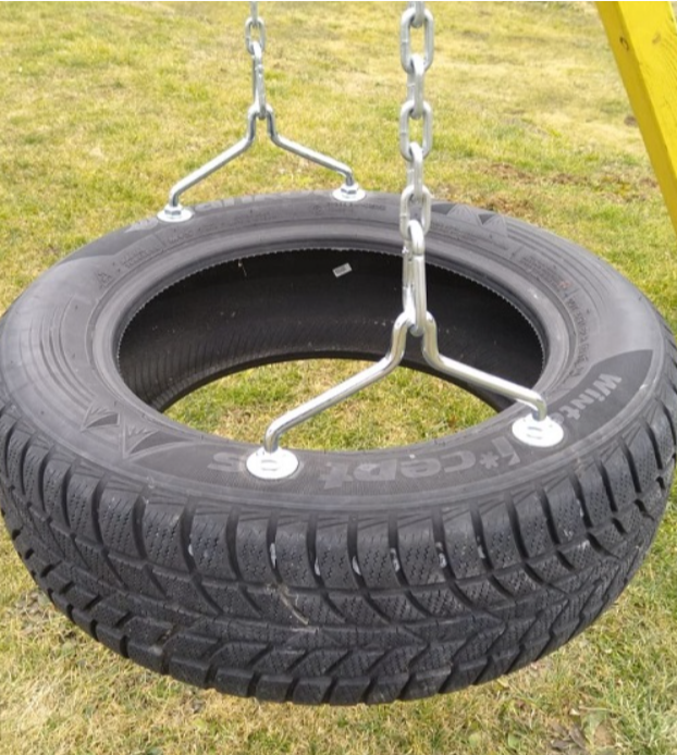 MOCOWANIE HUŚTAWKI DO OPON LUB DESEK M12x200x150 mm