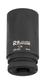 NASADKA UDAROWA Z MOCOWANIEM 3/4" 6-KĄTNA STAL CrMo / DŁUGA 90 mm / 35 mm