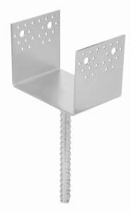 Podstawa słupa szeroka 150x125x120 mm, gr. 4,0 mm