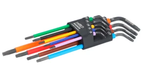 Zestaw kluczy Torx długich z kulką T8-T40 BAHCO 9 elementów