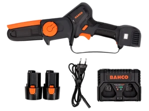 Piła łańcuchowa akumulatorowa BAHCO 300W 90 mm - 2x akumulator 2,5Ah