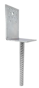 Podstawa słupa szeroka typ „L” 80x125x80 mm, gr. 4.0 mm MARK