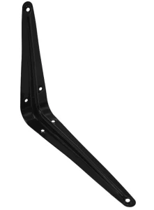 Wspornik stalowy czarny 200x150 mm do półek garażowych MARK