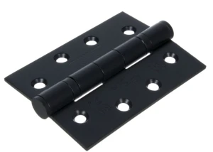 Zawias drzwiowy czarny PVD nierdzewny łożyskowany 102x76 mm