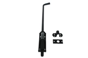 Zasuwa sprężynowa garażowa wąska czarna malowana 520 mm