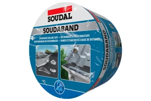 Taśma dekarska bitumiczna do uszczelniania SOUDABAND grafitowa 150 mm×10 m