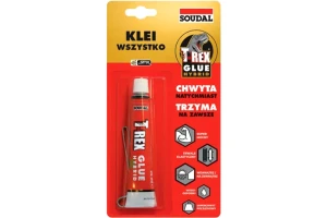 Klej montażowy hybrydowy SOUDAL T-Rex Gold Strong biały 25 ml