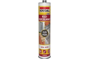 Klej-uszczelniacz poliuretanowy SOUDAL Flex PU 40 szary 300 ml