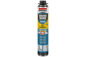 Pianoklej budowlany poliuretanowy pistoletowy SOUDAL Soudabond Turbo 750 ml