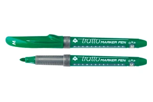 Marker budowlany LYRA permanentny zielony 1 mm