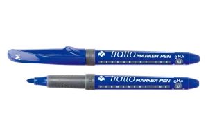 Marker budowlany LYRA permanentny niebieski 1 mm