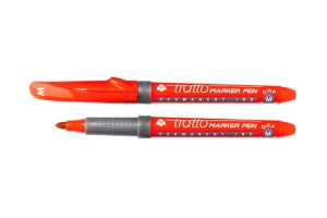 Marker budowlany LYRA permanentny czerwony 1 mm