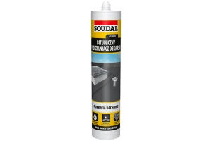 Uszczelniacz dekarski bitumiczny SOUDAL czarny 280 ml