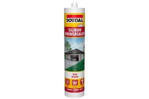 Silikon uniwersalny SOUDAL szary 280 ml