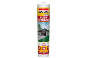 Silikon uniwersalny SOUDAL bezbarwny 280 ml
