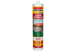 Silikon neutralny SOUDAL bezbarwny 280 ml
