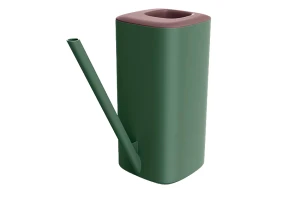 Konewka ogrodowa plastikowa 1,6 l z wylewką Tubi - zielona pinia, marsala