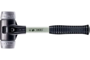 Młotek HALDER SIMPLEX z wymiennymi końcówkami Ø40 mm, 325 mm - 2x aluminium