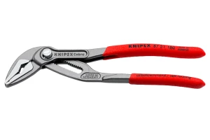 Szczypce nastawne KNIPEX Cobra ES 180 mm - wąskie, chromowane, powlekane
