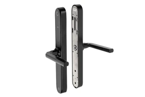 Klamka elektroniczna PSG SPARTA długi szyld, czarna, Bluetooth/Wi-Fi, Smart Life, IP66