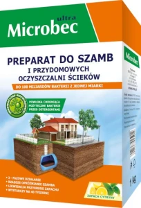 Preparat do szamb BROS Microbec Ultra Eukaliptus 25 g saszetka