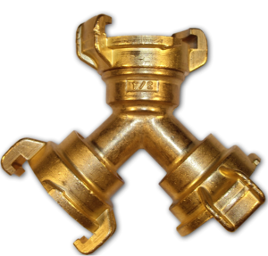 Trójnik ze złączami kłowymi