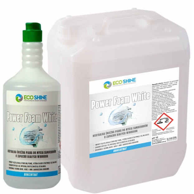 POWER FOAM WHITE 1 l AKTYWNA PIANA DO CZYSZCZENIA SAMOCHODÓW
