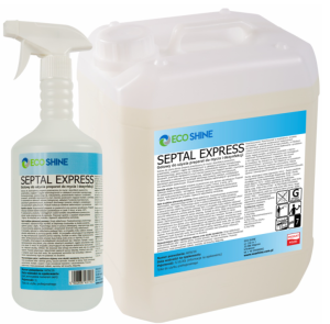 SEPTAL EXPRESS 1 l ŚRODEK DO SZYBKIEJ DEZYNFEKCJI POWIERZCHNI I URZĄDZEŃ