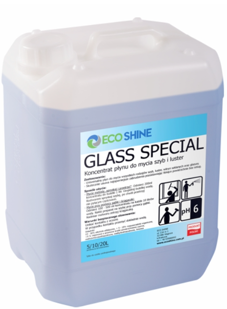 GLASS SPECIAL 5 l KONCENTRAT PŁYNU Z ALKOHOLEM DO MYCIA SZYB
