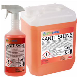 SANIT SHINE 5 l PIANKA CZYSZCZĄCO - ODKAMIENIAJĄCA DO TOALET I ŁAZIENEK