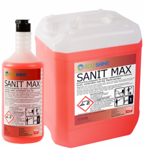 SANIT MAX 1 l KONCENTRAT CZYSZCZĄCO - ODKAMIENIAJĄCY DO TOALET I ŁAZIENEK