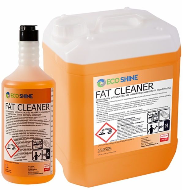 FAT CLEANER 1 l KONCENTRAT DO ODŁTUSZCZANIA POWIERZCHNI I URZĄDZEŃ