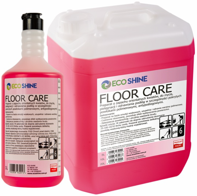 FLOOR CARE 1 l PŁYNY DO MYCIA PIELĘGNACJI I ODNAWIANIA PODŁÓG