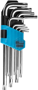 KLUCZE TORX T10 - T50 9 ELEMENTÓW