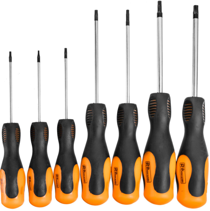 ZESTAW WKRĘTAKÓW TORX T6 - T30 7 ELEMENTÓW