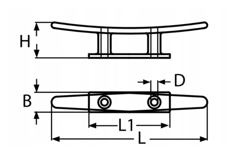 KNAGA NIERDZEWNA PŁASKA 150 mm