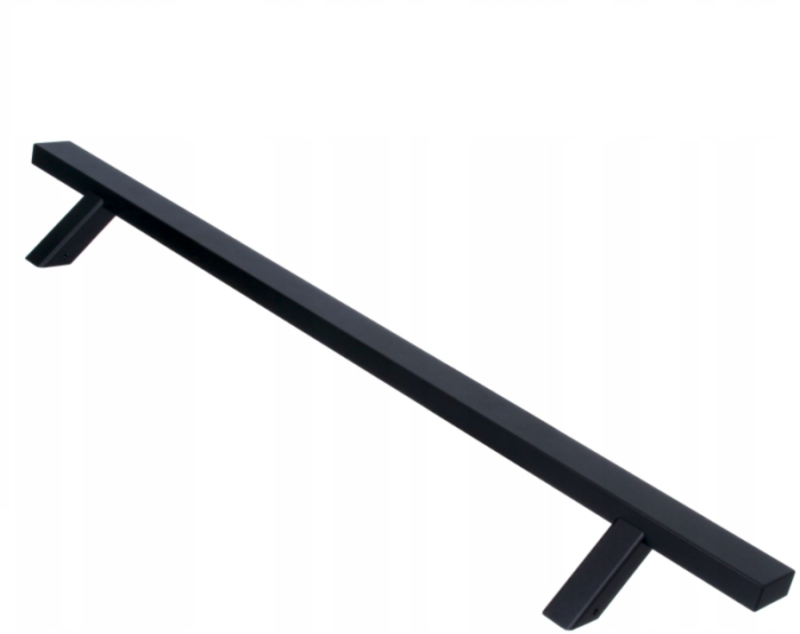 POCHWYT DRZWIOWY NIERDZEWNY CZARNY 1200 mm 45°