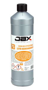 PŁYN DO CZYSZCZENIA SZYB KOMINKOWYCH JAX 75 1 l