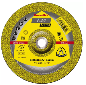 TARCZA DO SZLIFOWANIA METALU KRONEFLEX A24 115 x 6.0 mm