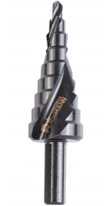WIERTŁO STOPNIOWE SPIRALNE DO METALU 4 - 20 mm