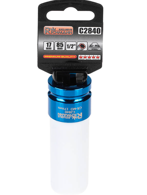 NASADKA UDAROWA DŁUGA DO FELG ALUMINIOWYCH 1/2" 21 mm
