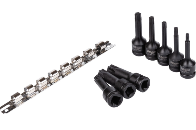 LISTWA UDAROWA TORX T30-T80 78 mm 1/2" 8 ELEMENTÓW