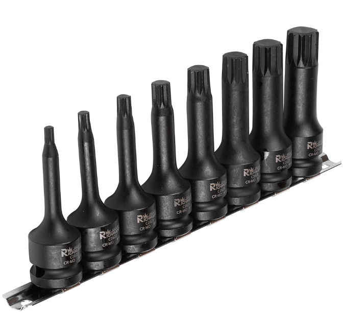 LISTWA UDAROWA SPLINE M5-M18 78 mm 1/2" 8 ELEMENTÓW