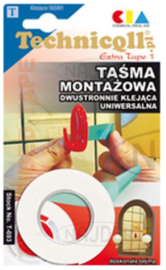 TAŚMA MONTAŻOWA 1,5 m x 19 mm