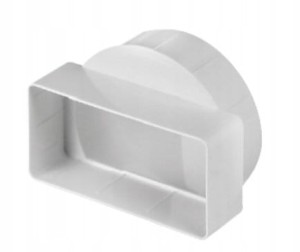 ŁĄCZNIK PRZEKROJÓW ZMIENNYCH fi100 / 55 x 110 mm KRÓTKI