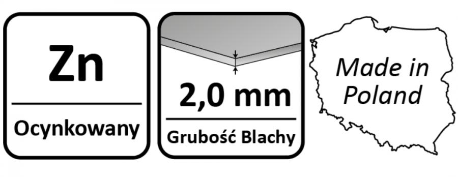 KĄTOWNIK PRZETŁACZANY 40 x 40 x 20 mm