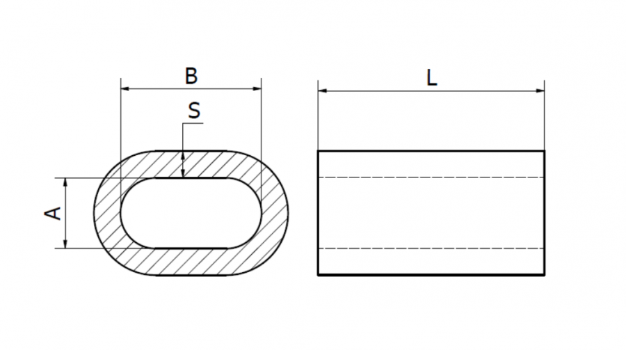 ZACISK DO LIN TULEJOWY ALUMINIOWY 2 mm