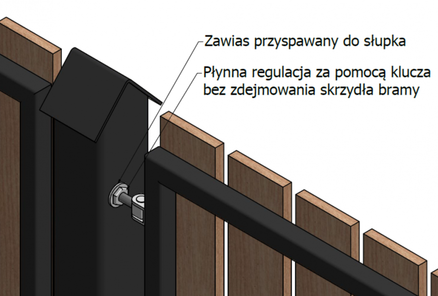 ZAWIAS REGULOWANY M20 DO SPAWANIA