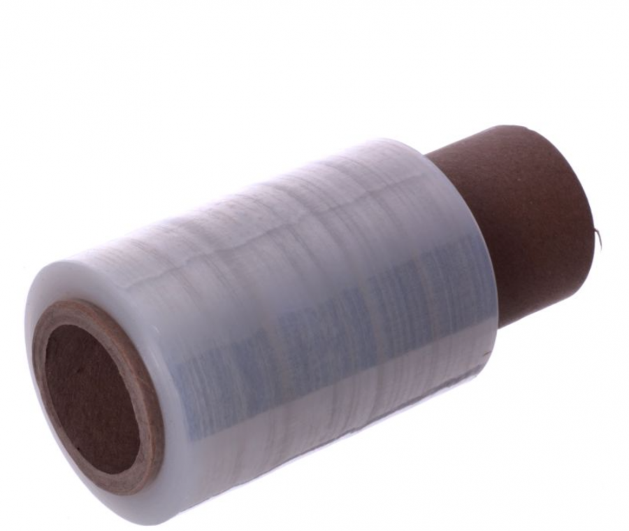 FOLIA STRETCH MINI-WRAP 100 mm / 225 g TRANSPARENTNA